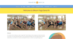 Desktop Screenshot of bikramyoga-santafe.com