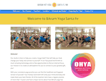 Tablet Screenshot of bikramyoga-santafe.com